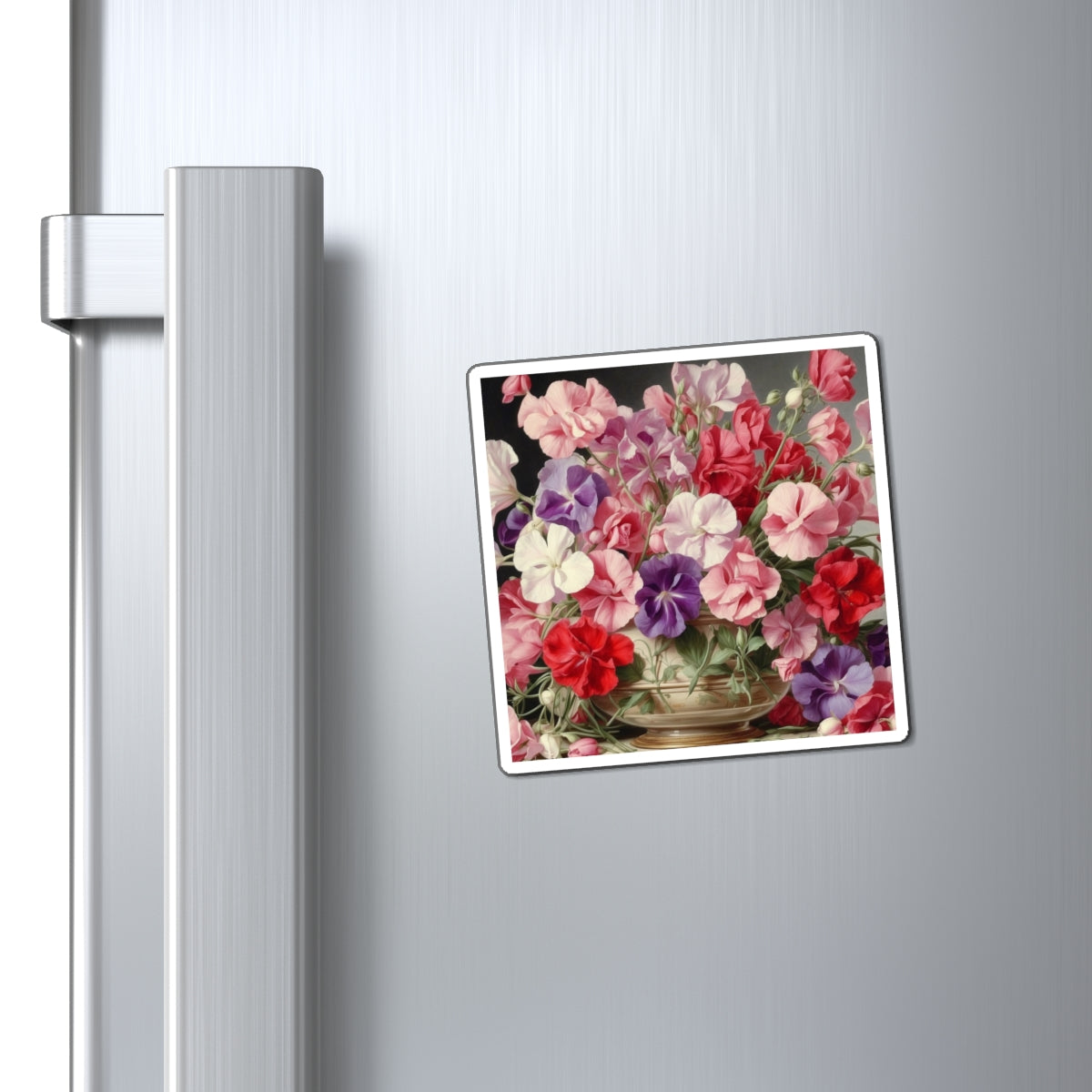 Sweet Pea Flowers Cute 💐 Magnet